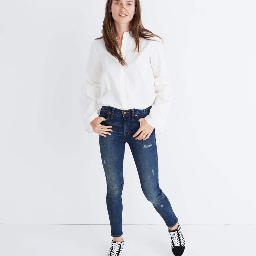 Madewell Tall 9” High-Rise Distressed Edition
